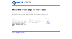 Desktop Screenshot of bhaloo.com