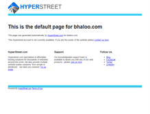 Tablet Screenshot of bhaloo.com